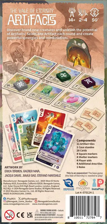 The Vale of Eternity: Artifacts (EN) - Renegade Game Studios - Board Games