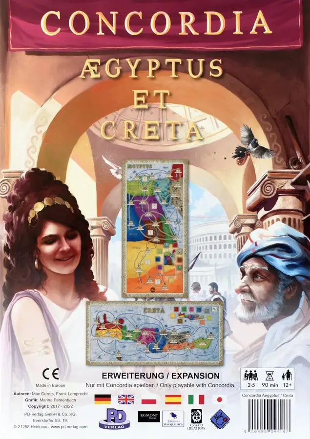 Concordia: Aegyptus/Creta (EN/DE) - Rio Grande Games - Board Games