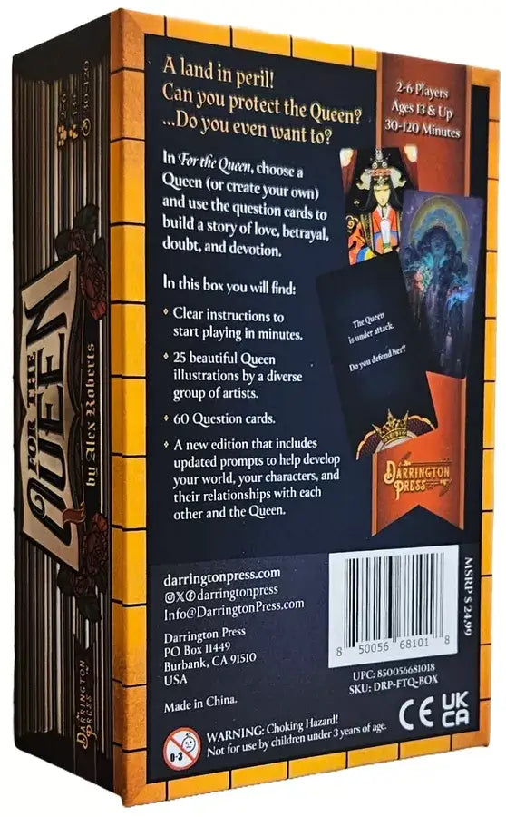 For the Queen (EN) - Darrington Press - Board Games