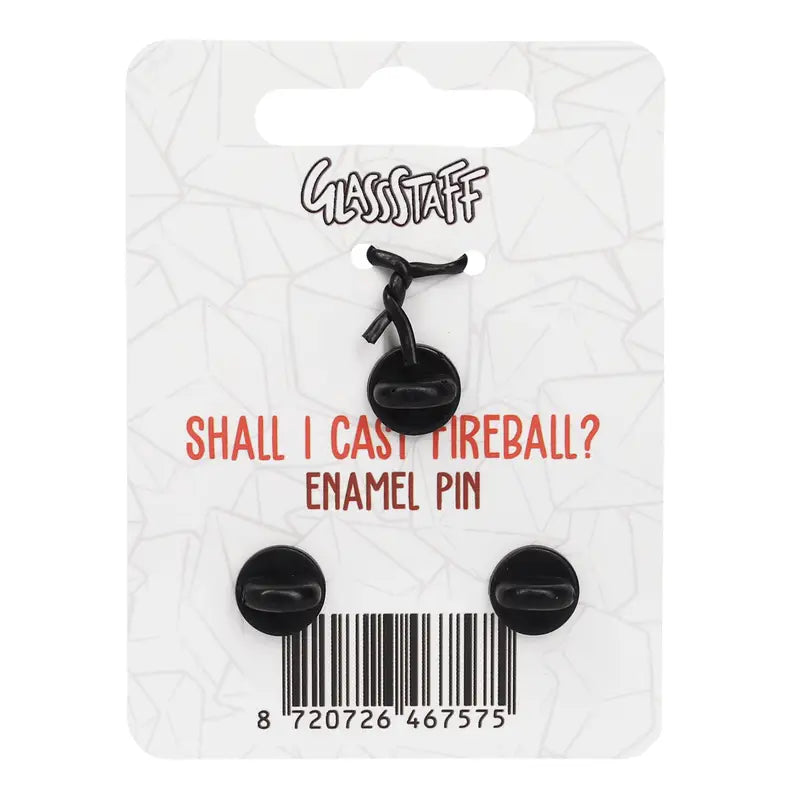 Pin: Casting Fireball Spinner Pin - Glassstaff - Accessories