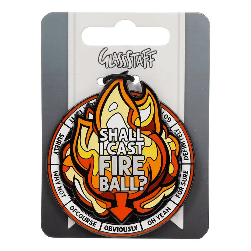 Pin: Casting Fireball Spinner Pin - Glassstaff - Accessories