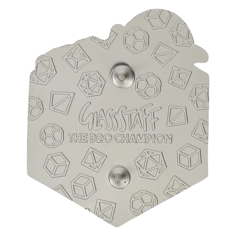 Pin: The d20 Champion - Glassstaff - Accessories