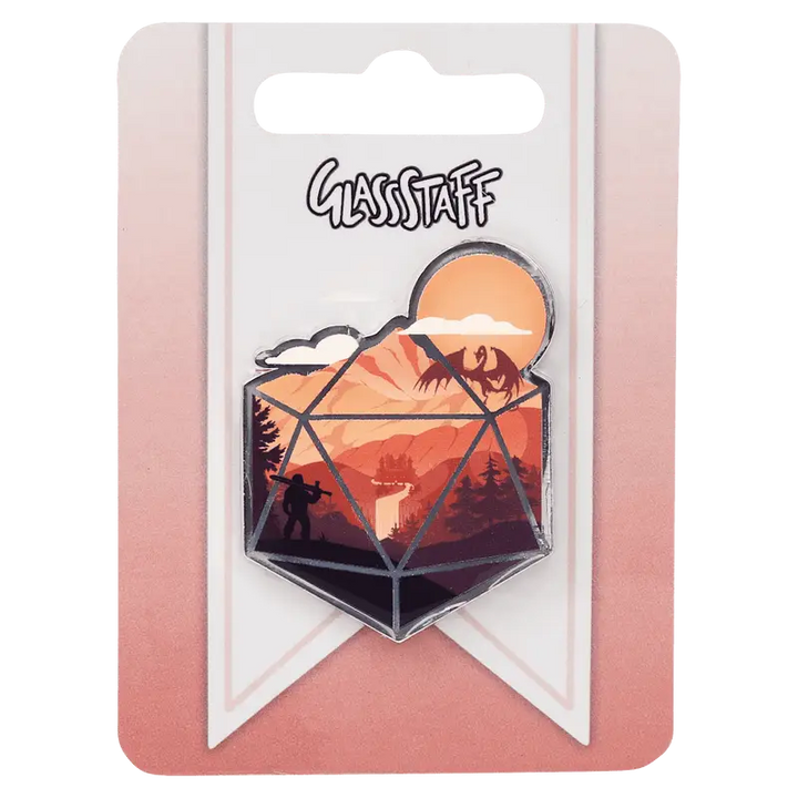 Pin: The d20 Hero - Glassstaff - Accessories