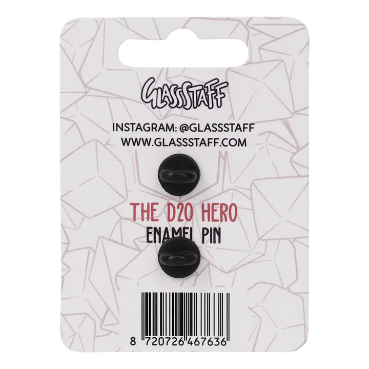 Pin: The d20 Hero - Glassstaff - Accessories