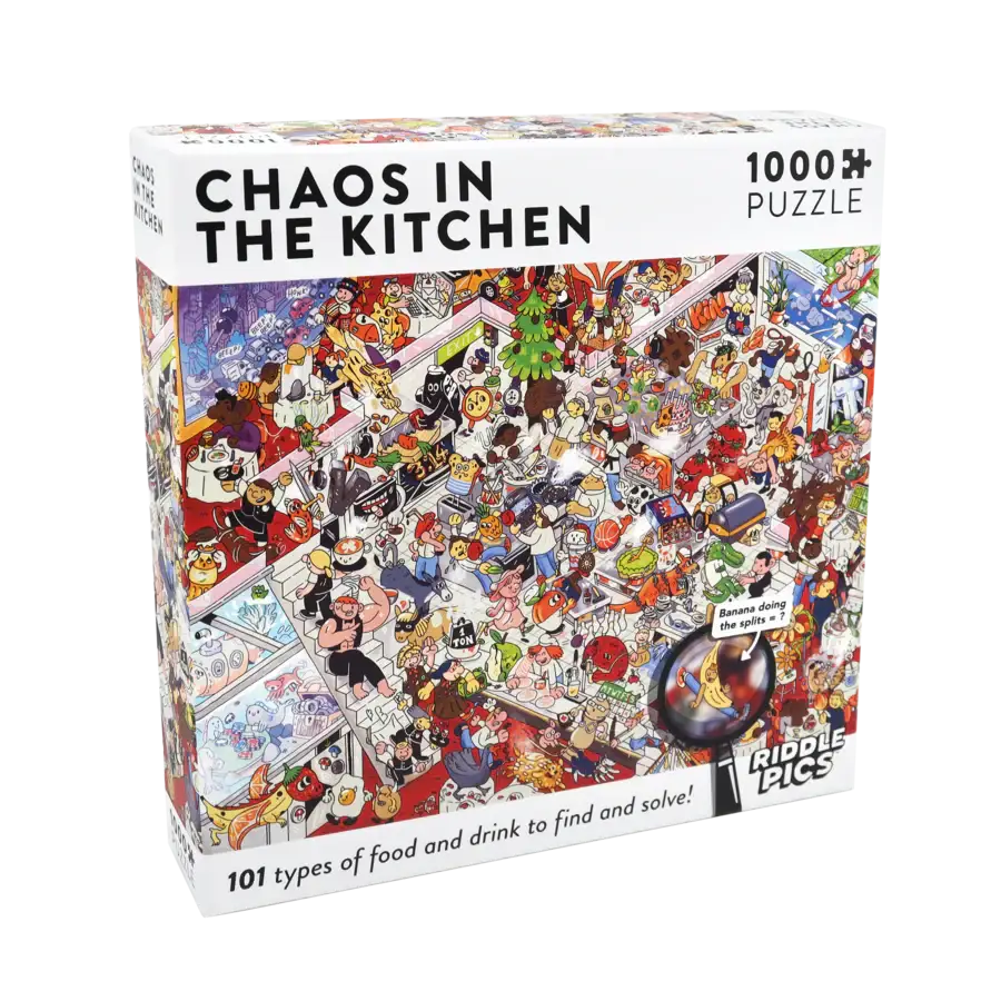 Puzzle: Chaos in the Kitchen (1000pcs) - Big Potatoe Games - Board Games