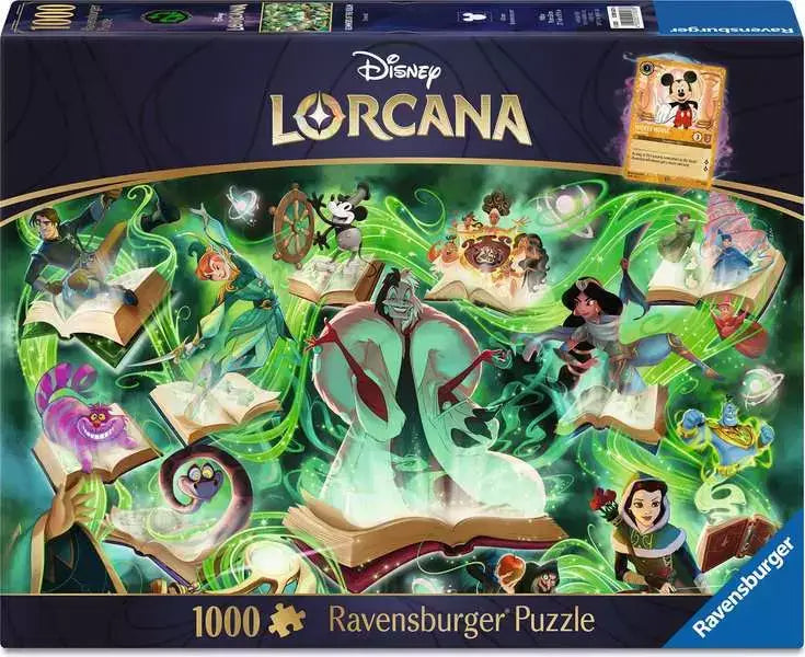 Puzzle: Disney Lorcana - Glimmers of the Realm - Emerald (1’000) - Ravensburger - Puzzle