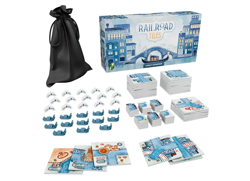 Railroad Tiles: Canals (EN) - Horrible Guild - Board Games