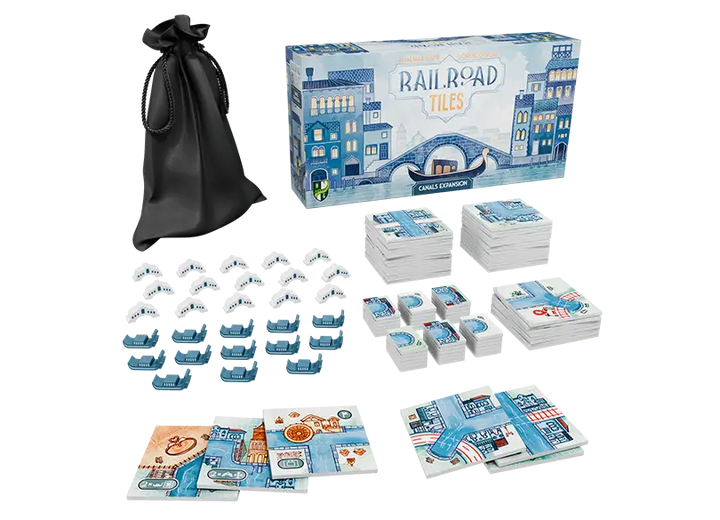 Railroad Tiles: Canals (EN) - Horrible Guild - Board Games