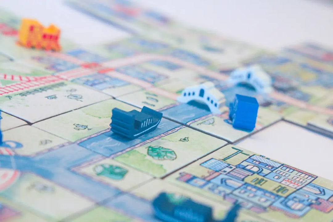 Railroad Tiles: Canals (EN) - Horrible Guild - Board Games