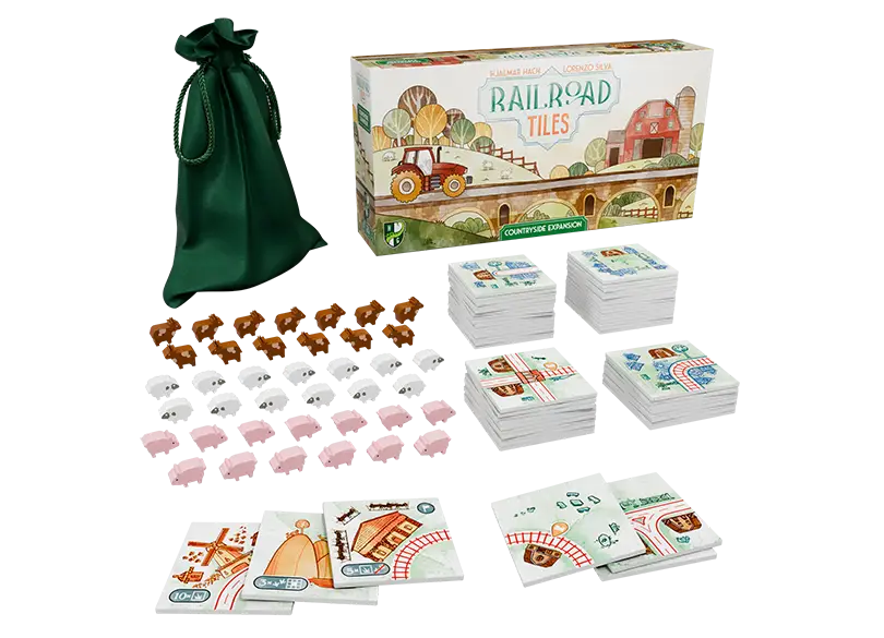 Railroad Tiles: Countryside (EN) - Horrible Guild - Board Games