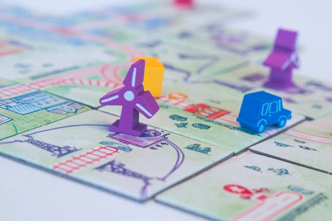 Railroad Tiles: Energy (EN) - Horrible Guild - Board Games