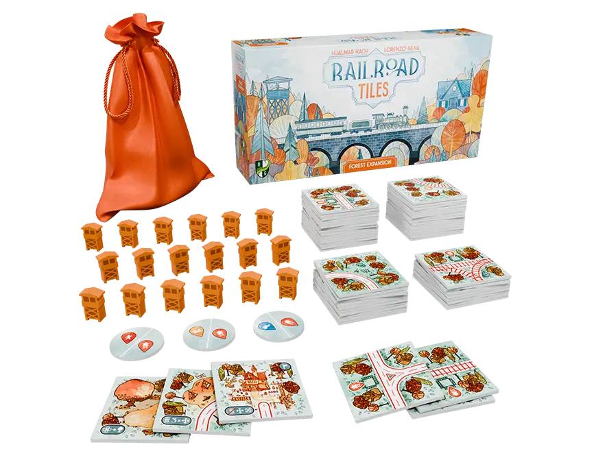 Railroad Tiles: Forest (EN) - Horrible Guild - Board Games
