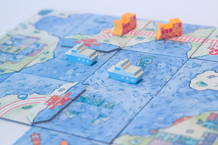 Railroad Tiles: Lakes (EN) - Horrible Guild - Board Games