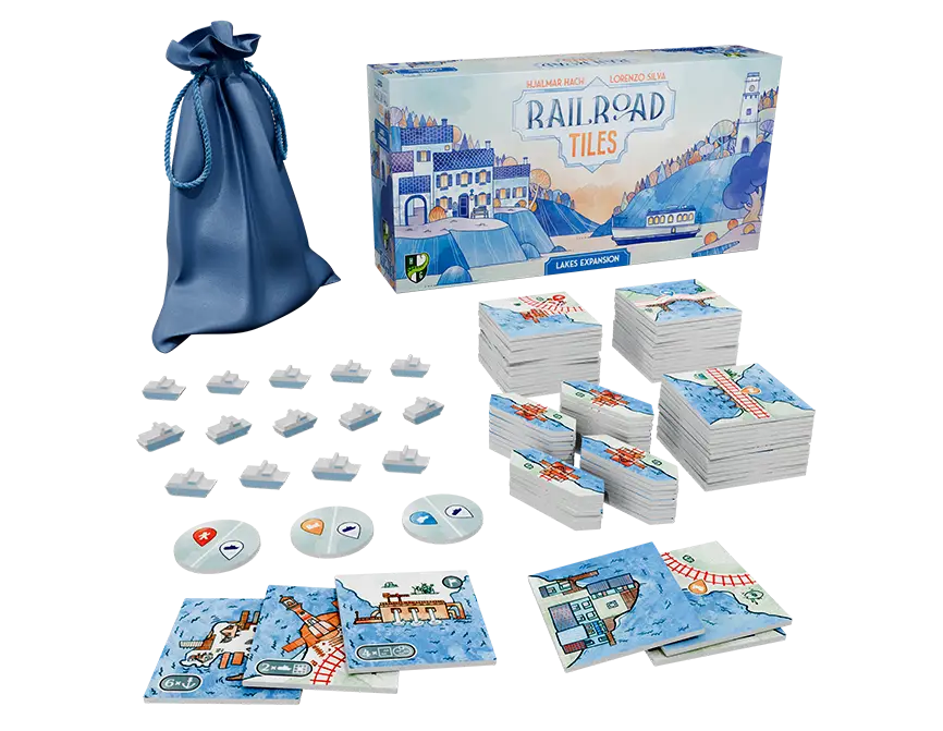Railroad Tiles: Lakes (EN) - Horrible Guild - Board Games