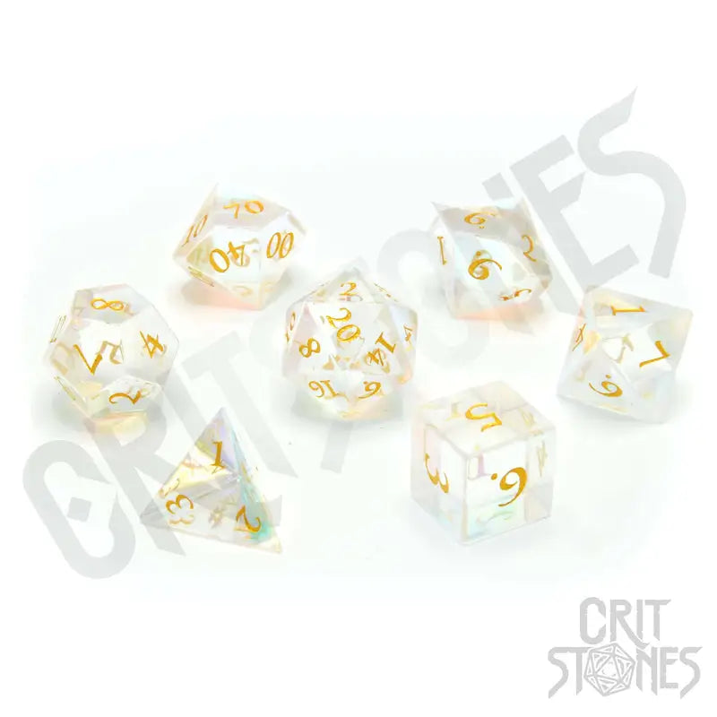 RPG Dice Set: Glass - Prismatic Fantastic - Glassstaff - Accessories