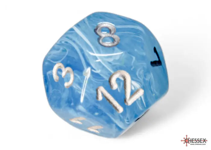 RPG Dice Set: Luminary - Polyhedral - Sky/Silver (7) - Chessex - Accessories