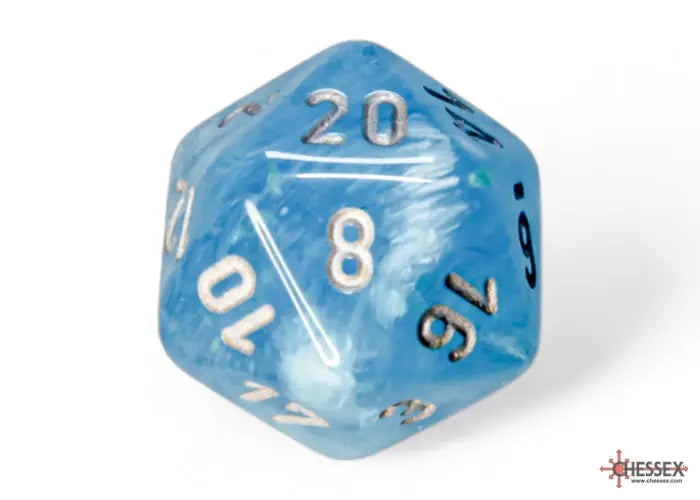 RPG Dice Set: Luminary - Polyhedral - Sky/Silver (7) - Chessex - Accessories