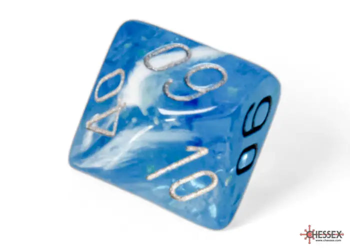 RPG Dice Set: Luminary - Polyhedral - Sky/Silver (7) - Chessex - Accessories
