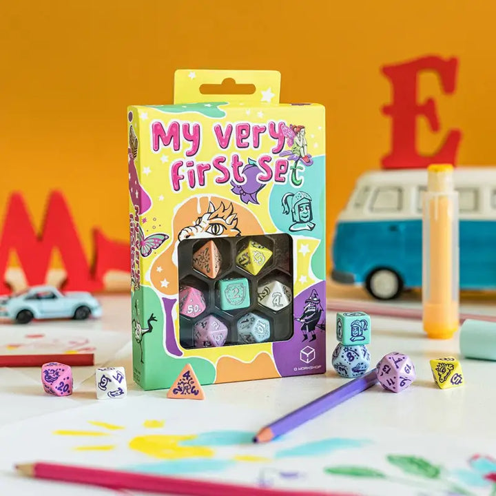 RPG Dice Set: My Very First Dice Set - Magic Journey - Q Workshop - Accessories