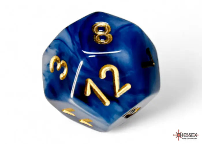 RPG Dice Set: Phantom - Teal/Gold (7) - Chessex - Accessories