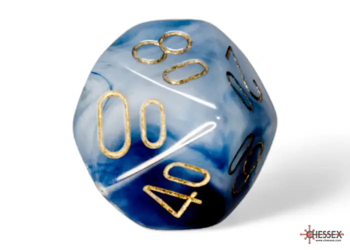 RPG Dice Set: Phantom - Teal/Gold (7) - Chessex - Accessories