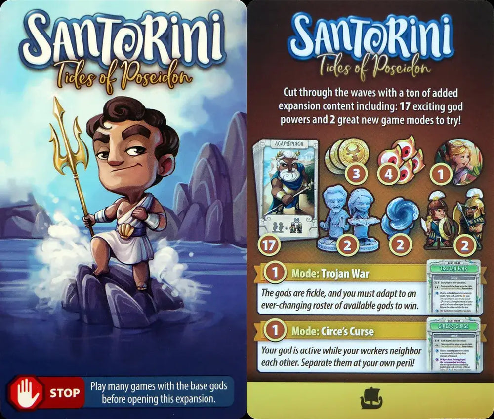 Santorini: Pantheon Edition - Tides of Orion - God Pack (EN) - Roxley Games - Board Games