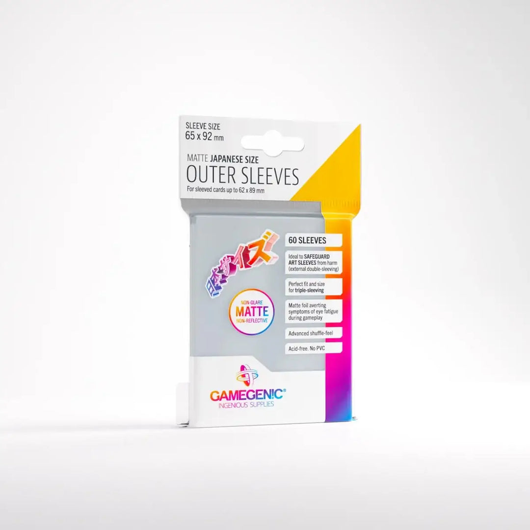 Sleeves: Outer - Matte - Japanese - Clear (60) - Gamegenic - Accessories