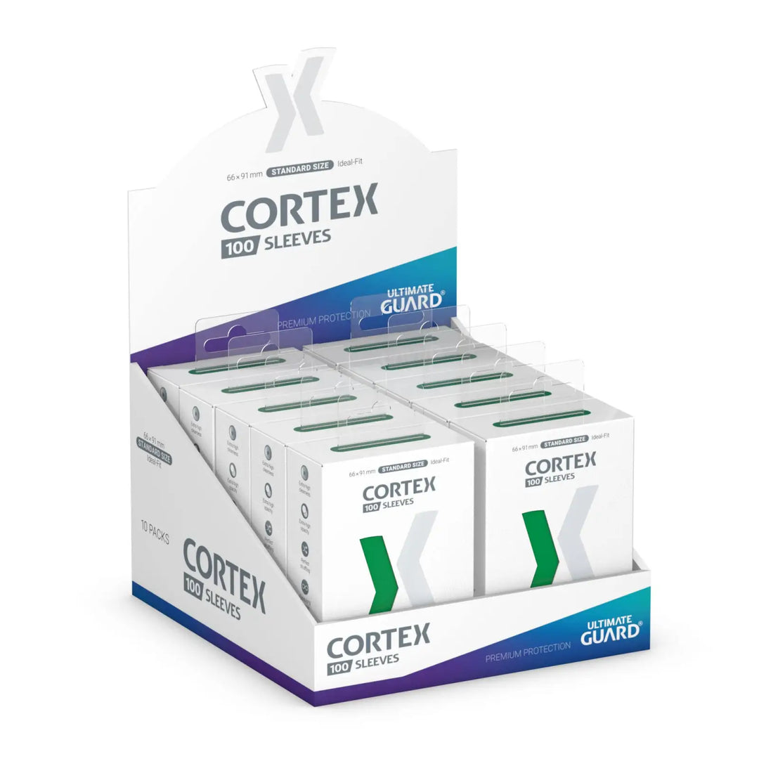Sleeves: Ultimate Guard - Cortex - Green (100) - Ultimate Guard - Accessories