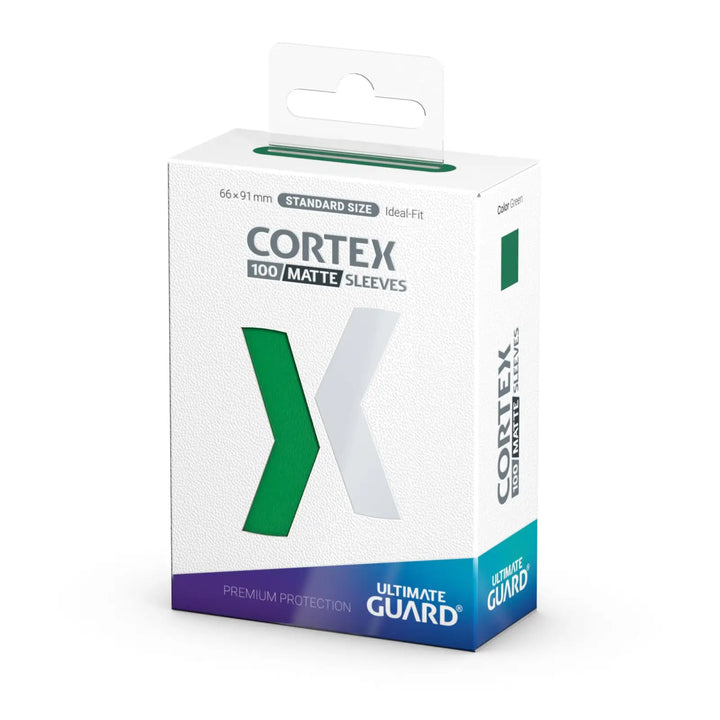 Sleeves: Ultimate Guard - Cortex - Matt-Green (100) - Ultimate Guard - Accessories