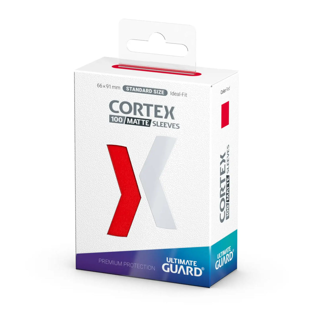 Sleeves: Ultimate Guard - Cortex - Matt-Red (100) - Ultimate Guard - Accessories