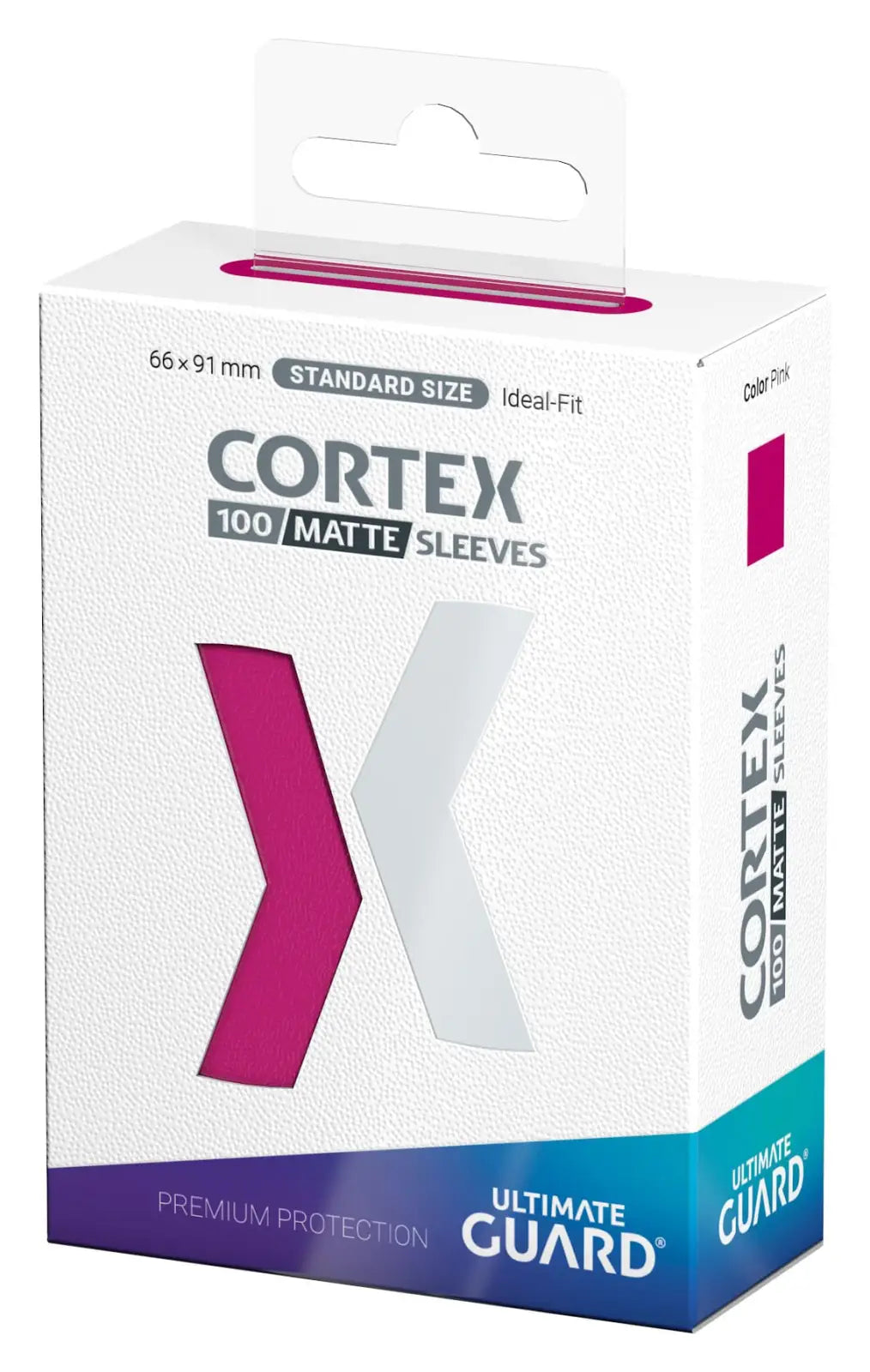 Sleeves: Ultimate Guard - Cortex - Matte - Pink (100) - Ultimate Guard - Accessories