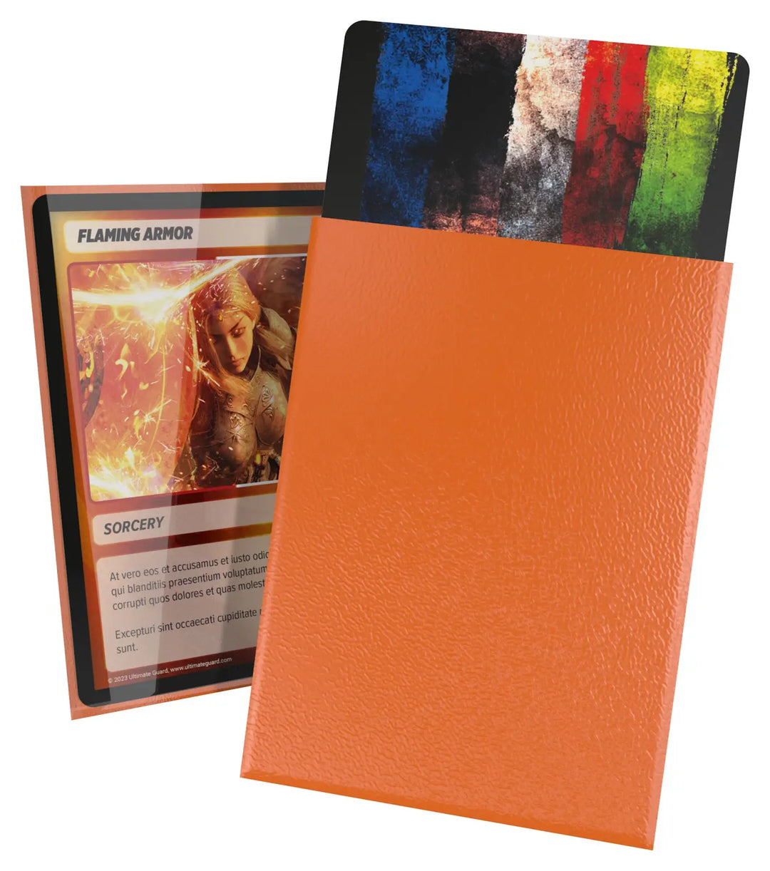 Sleeves: Ultimate Guard - Cortex - Orange (100) - Ultimate Guard - Accessories