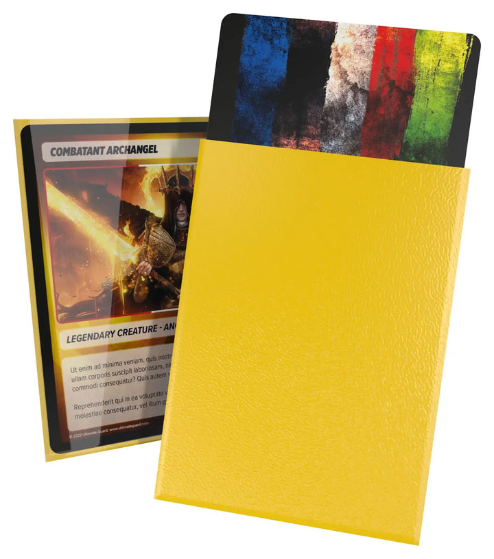 Sleeves: Ultimate Guard - Cortex - Yellow (100) - Ultimate Guard - Accessories
