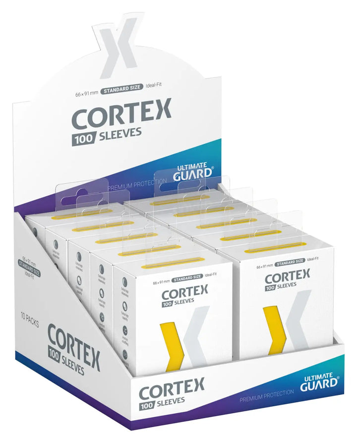 Sleeves: Ultimate Guard - Cortex - Yellow (100) - Ultimate Guard - Accessories