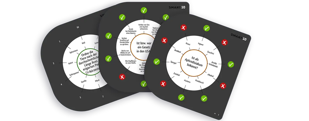 Smart 10: Zusatzfragen - +18 (DE) - Piatnik - Board Games