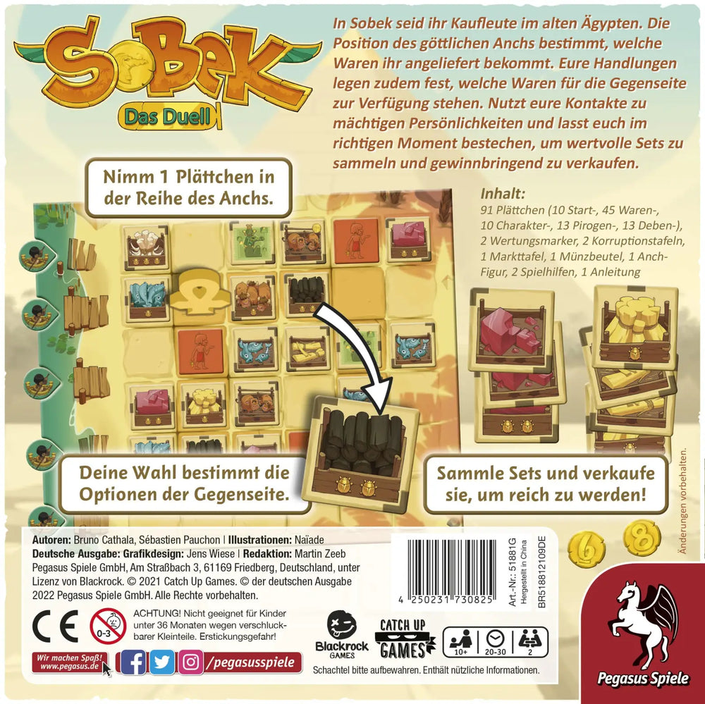 Sobek: Das Duell (DE) - Pegasus Spiele - Board Games