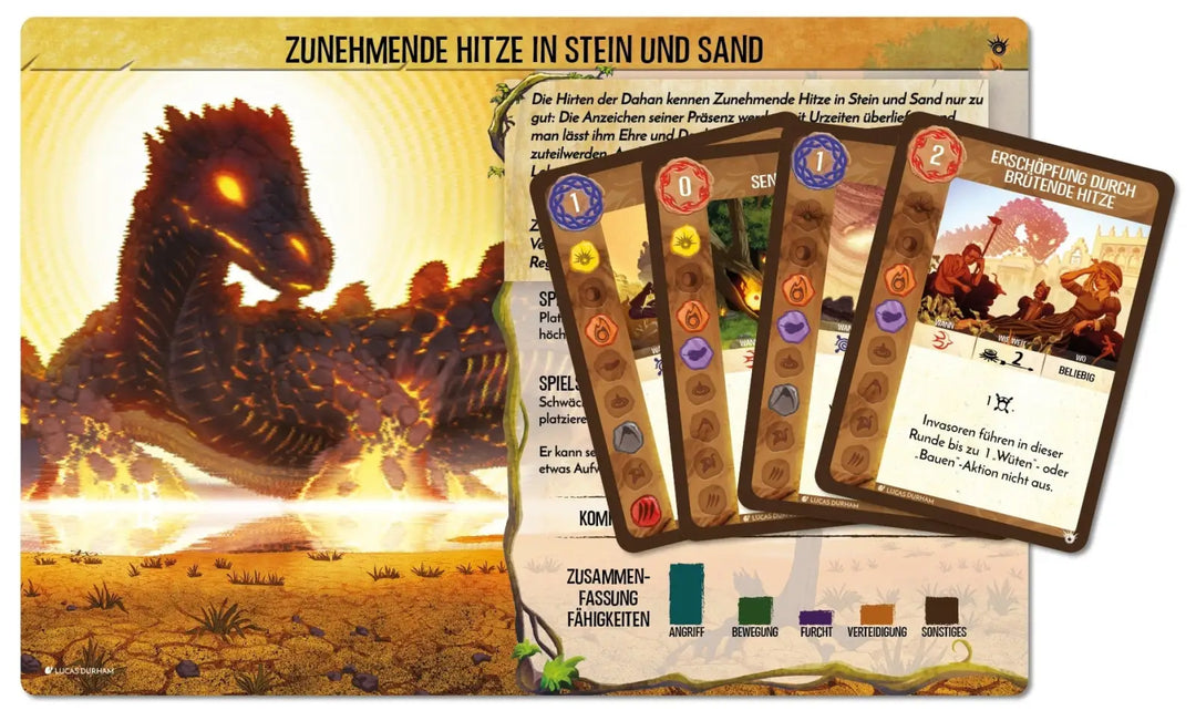 Spirit Island: Zunehmende Hitze in Stein und Sand (DE) - Pegasus Spiele - Board Games