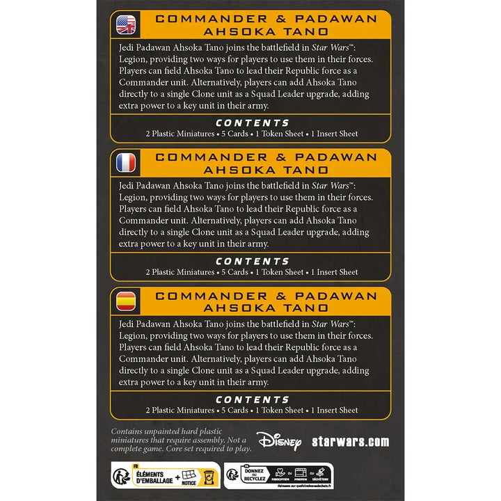 Star Wars: Legion - Ahsoka Tano - Commander & Padawan (EN/DE/FR/ES) - Atomic Mass Games - Miniature Games
