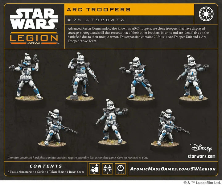 Star Wars: Legion - Arc Troopers (EN/DE/FR/ES) - Atomic Mass Games - Miniature Games
