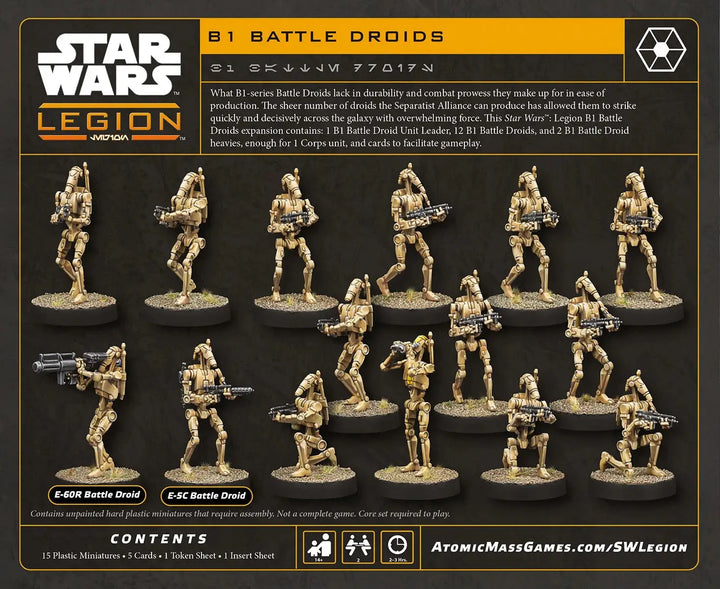 Star Wars: Legion - B1 Battle Droids (EN/DE/ES/FR) - Atomic Mass Games - Miniature Games