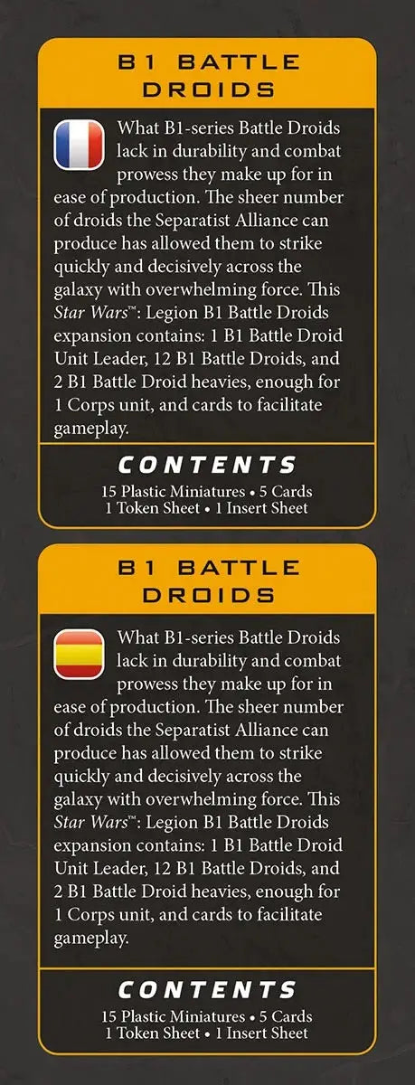 Star Wars: Legion - B1 Battle Droids (EN/DE/ES/FR) - Atomic Mass Games - Miniature Games