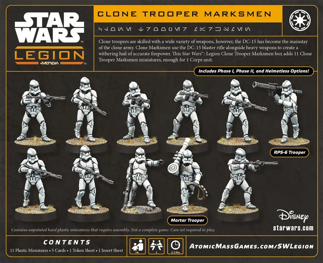 Star Wars: Legion - Clone Trooper Marksmen (EN/DE/FR/ES) - Atomic Mass Games - Miniature Games