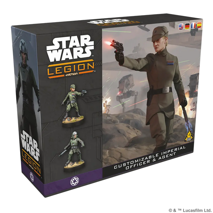 Star Wars: Legion - Customizable - Imperial Officer & Agent (EN/DE/ES/FR) - Atomic Mass Games - Miniature Games