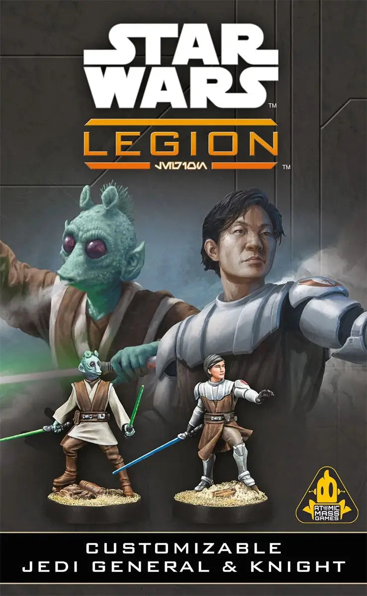 Star Wars: Legion - Customizable - Jedi General & Knight (EN/DE/FR/ES) - Atomic Mass Games - Miniature Games