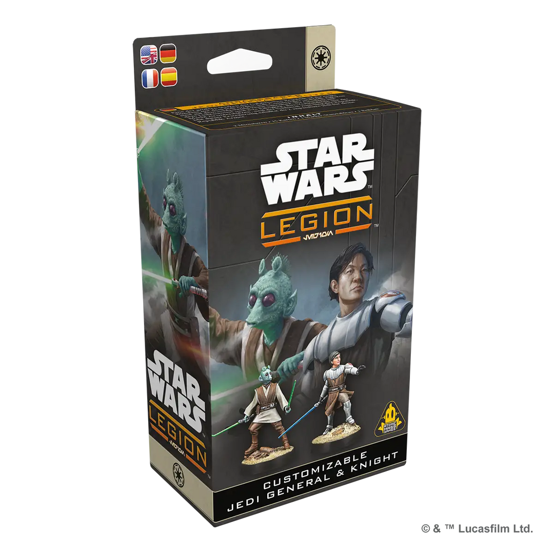 Star Wars: Legion - Customizable - Jedi General & Knight (EN/DE/FR/ES) - Atomic Mass Games - Miniature Games