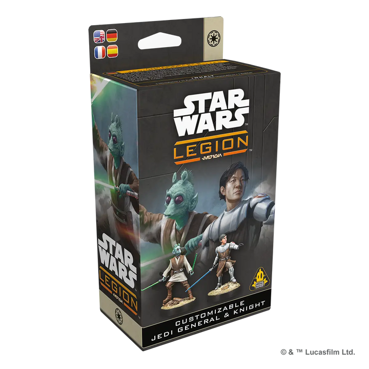 Star Wars: Legion - Customizable - Jedi General & Knight (EN/DE/FR/ES) - Atomic Mass Games - Miniature Games