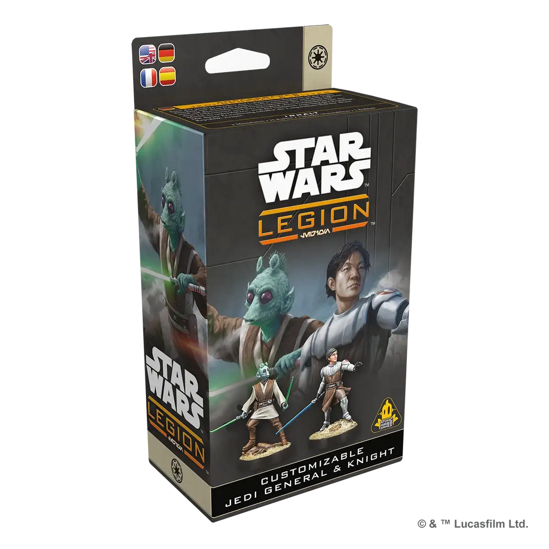 Star Wars: Legion - Customizable - Jedi General & Knight (EN/DE/FR/ES) - Atomic Mass Games - Miniature Games