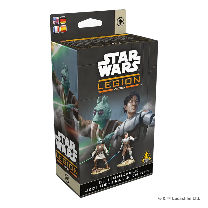 Star Wars: Legion - Customizable - Jedi General & Knight (EN/DE/FR/ES) - Atomic Mass Games - Miniature Games