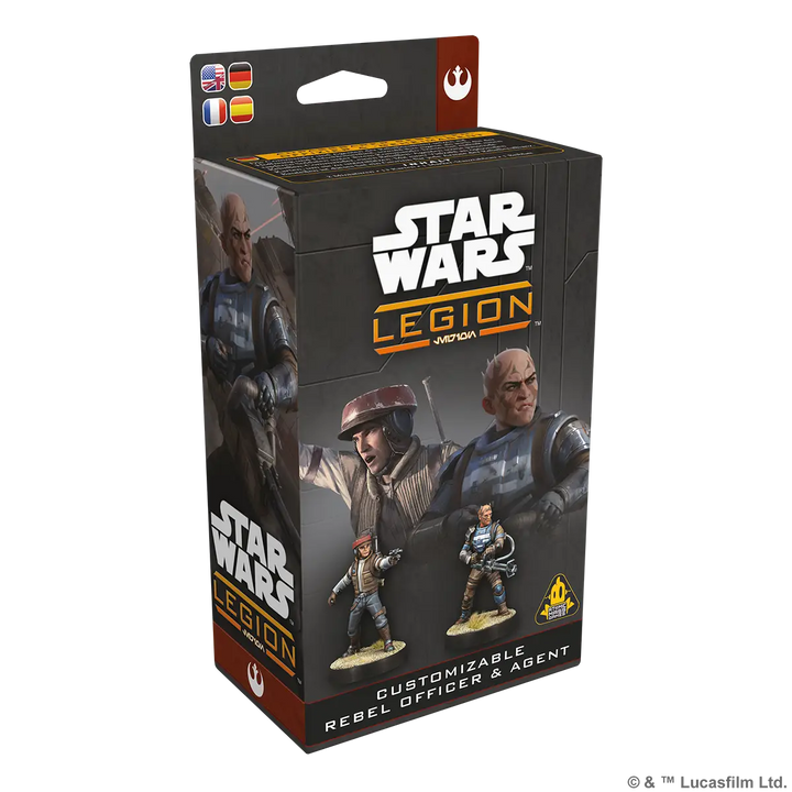 Star Wars: Legion - Customizable - Rebel Officer & Agent (EN/DE/ES/FR) - Atomic Mass Games - Miniature Games