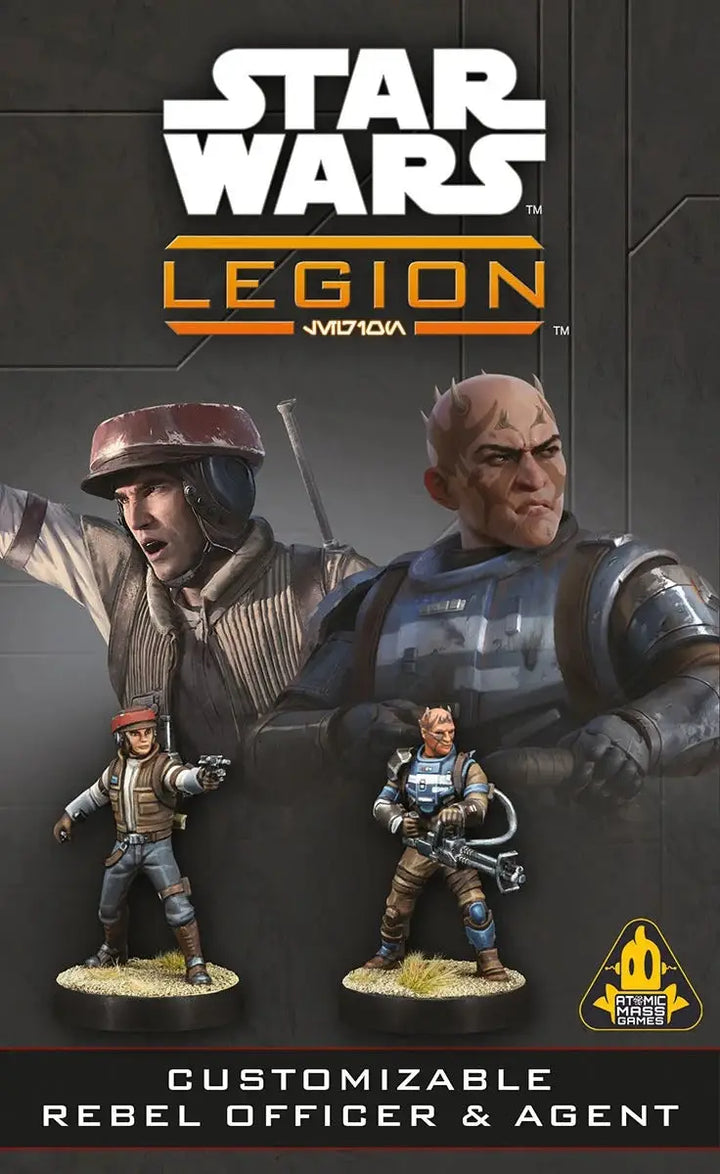Star Wars: Legion - Customizable - Rebel Officer & Agent (EN/DE/ES/FR) - Atomic Mass Games - Miniature Games
